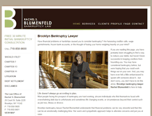 Tablet Screenshot of blumenfeldbankruptcy.com
